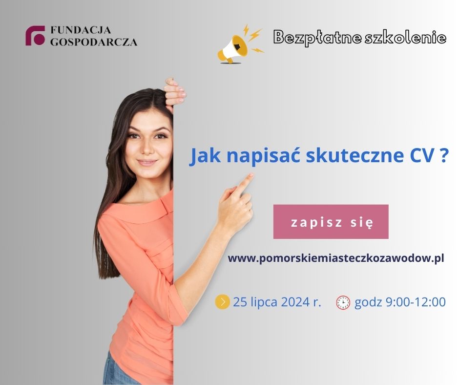 Szkolenie: Przygotowanie dokumentów aplikacyjnych - jak napisać skuteczne CV