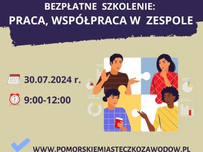 Szkolenie: Praca, współpraca w zespole